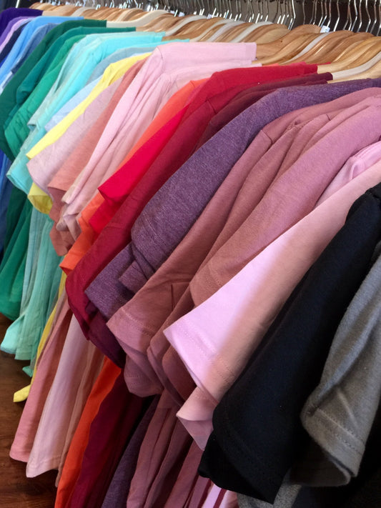 Did you know that we do not print until you order, that means that your order can be customized to fit your needs. Love the design but not the color, message us we can totally change that. Love the color but want long sleeves? That I can be fixed for you