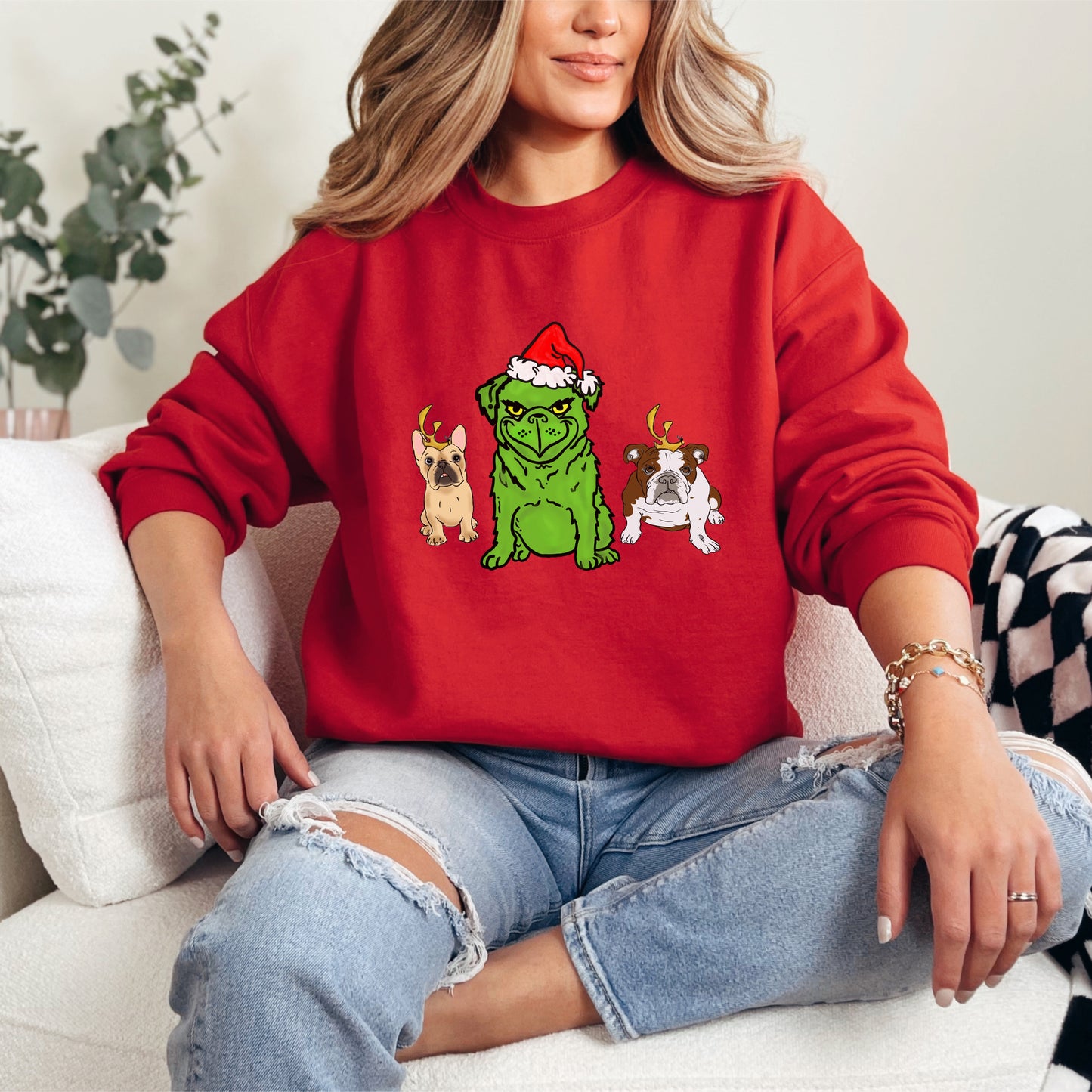 Christmas Pug and Friends