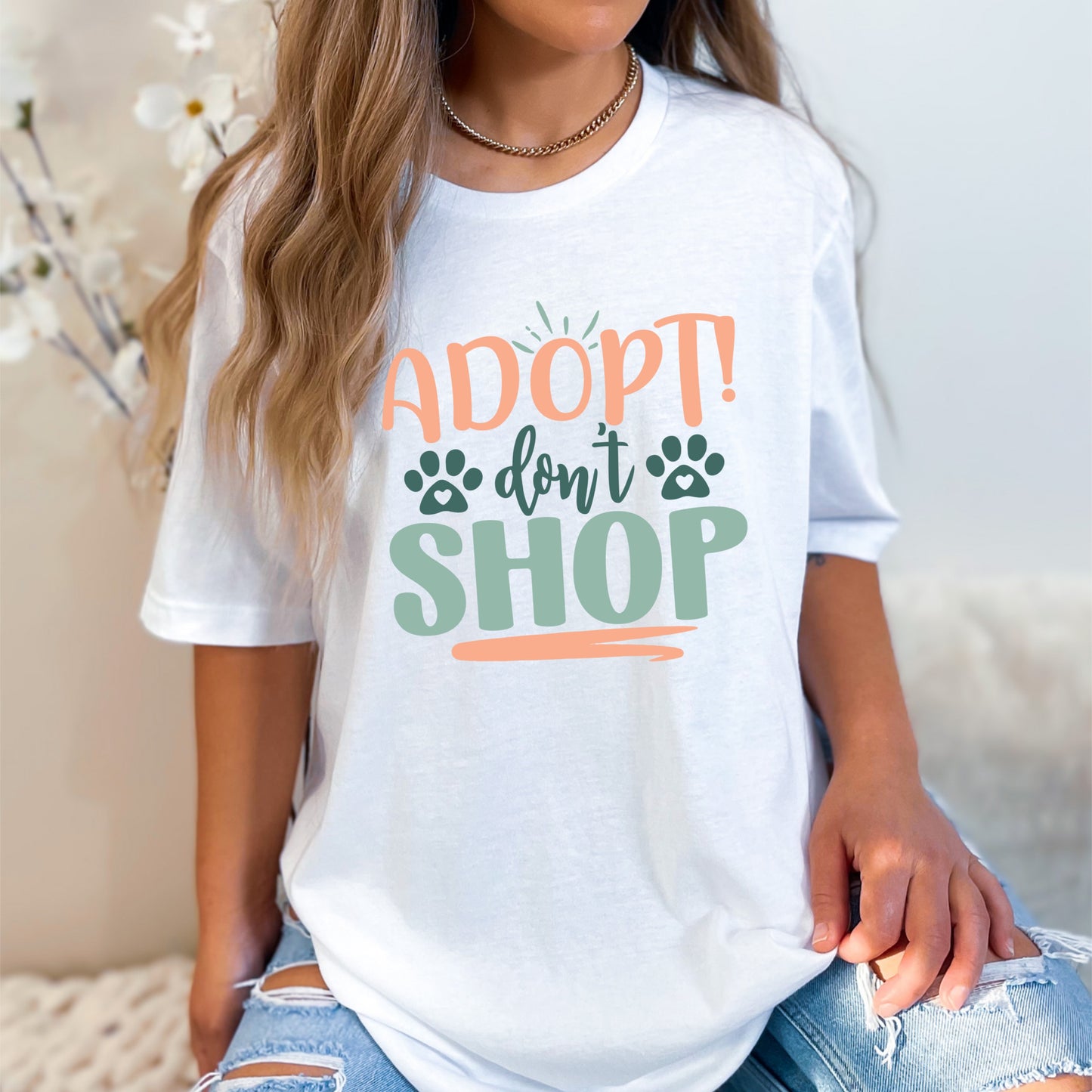 Adopt Don't Shop Tee