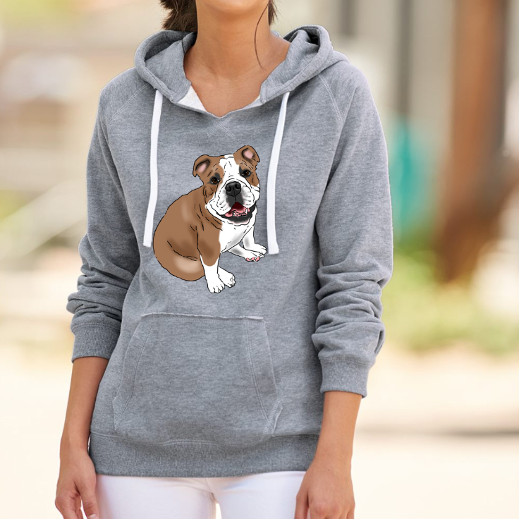 Choose your cartoon breed Oxford Hooded Sweatshirt