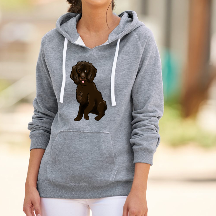 Choose your cartoon breed Oxford Hooded Sweatshirt