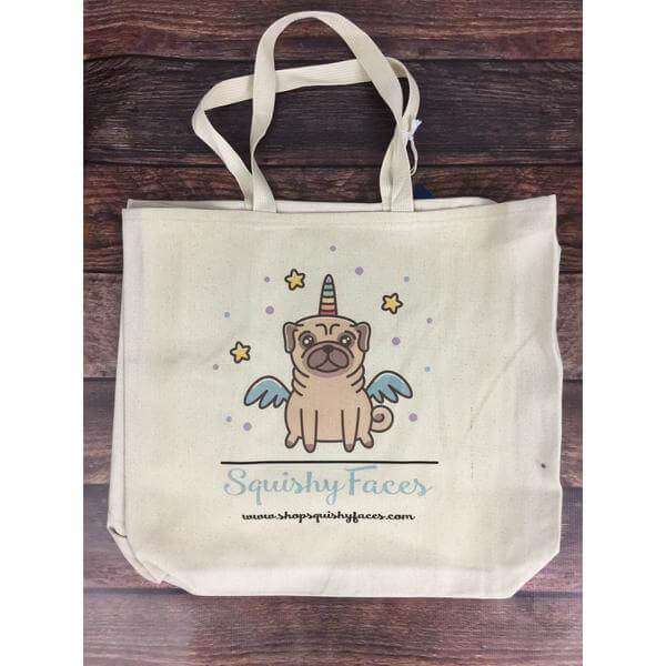 All Breed Tote Bag Fabric Canvas Bag Squishy Faces