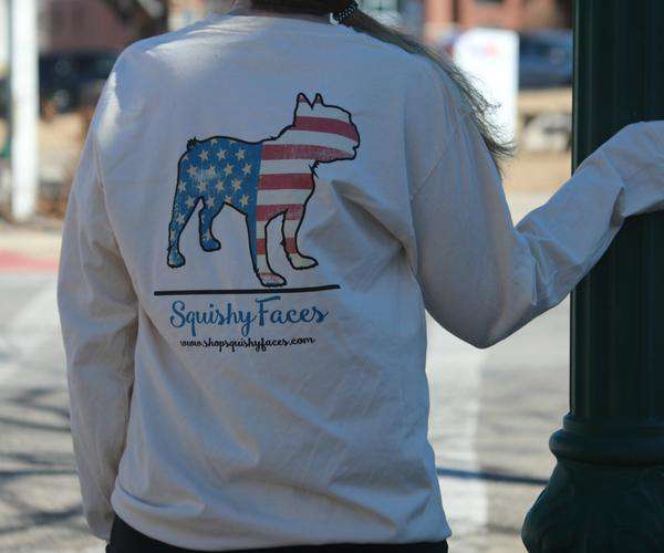 Americana French or English Bulldog Shirt Squishy Faces