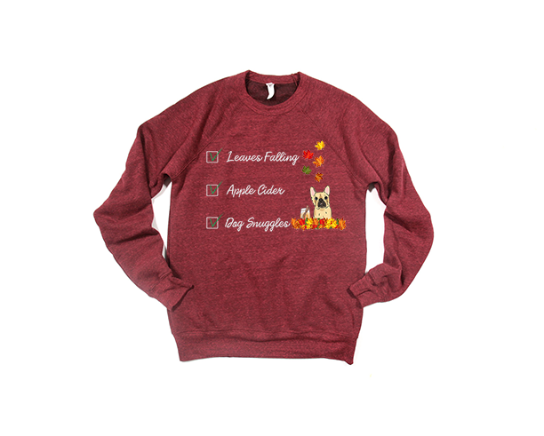 Fall Checklist French Bulldog Sweatshirt