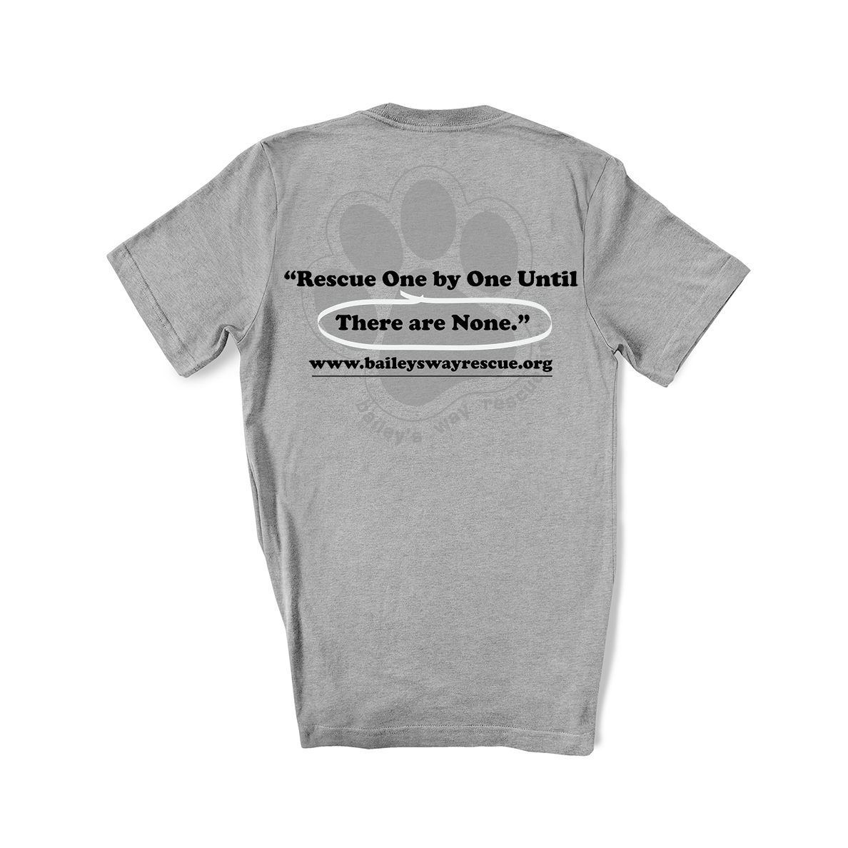 Bailey's Way Rescue Website T-Shirt