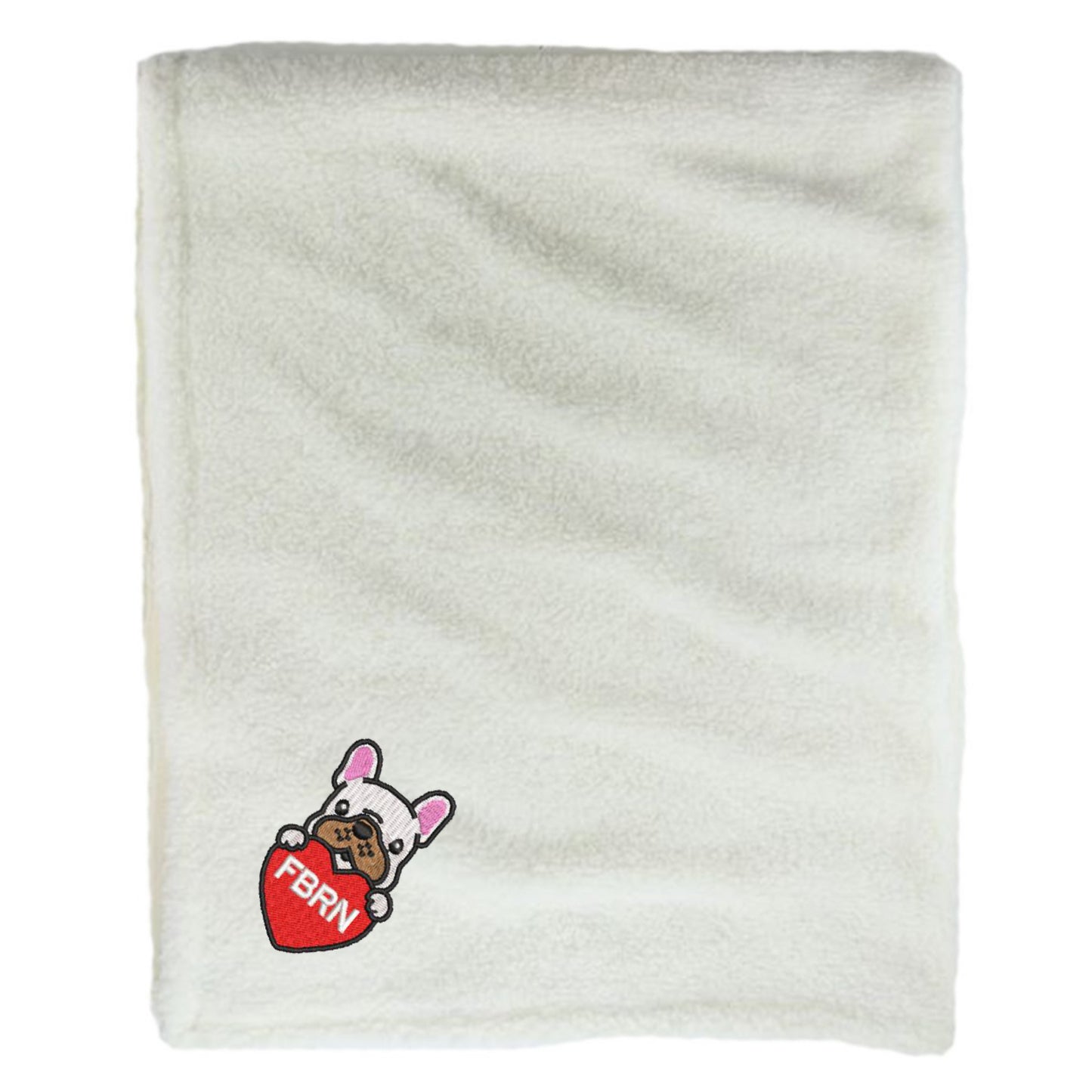 FBRN Embroidered Sherpa Blanket