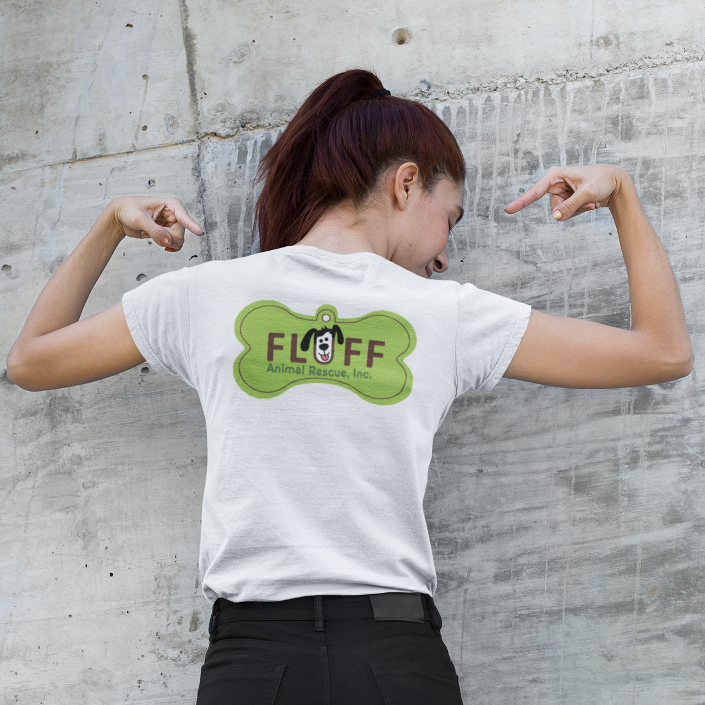 Fluff Animal Rescue Partnership Tee