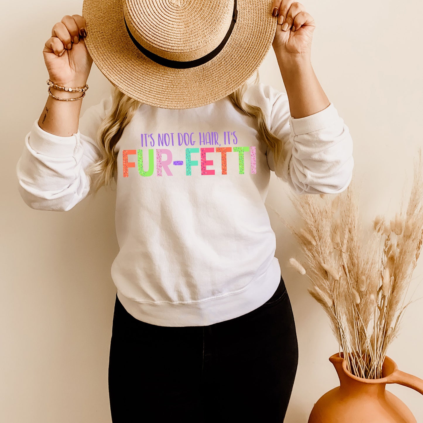 It's Not Dog Hair, It's Fur-fetti Sweatshirt