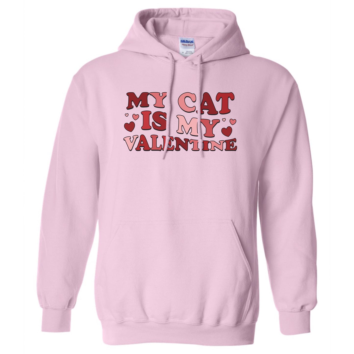 My Cat is my Valentine Hoodie