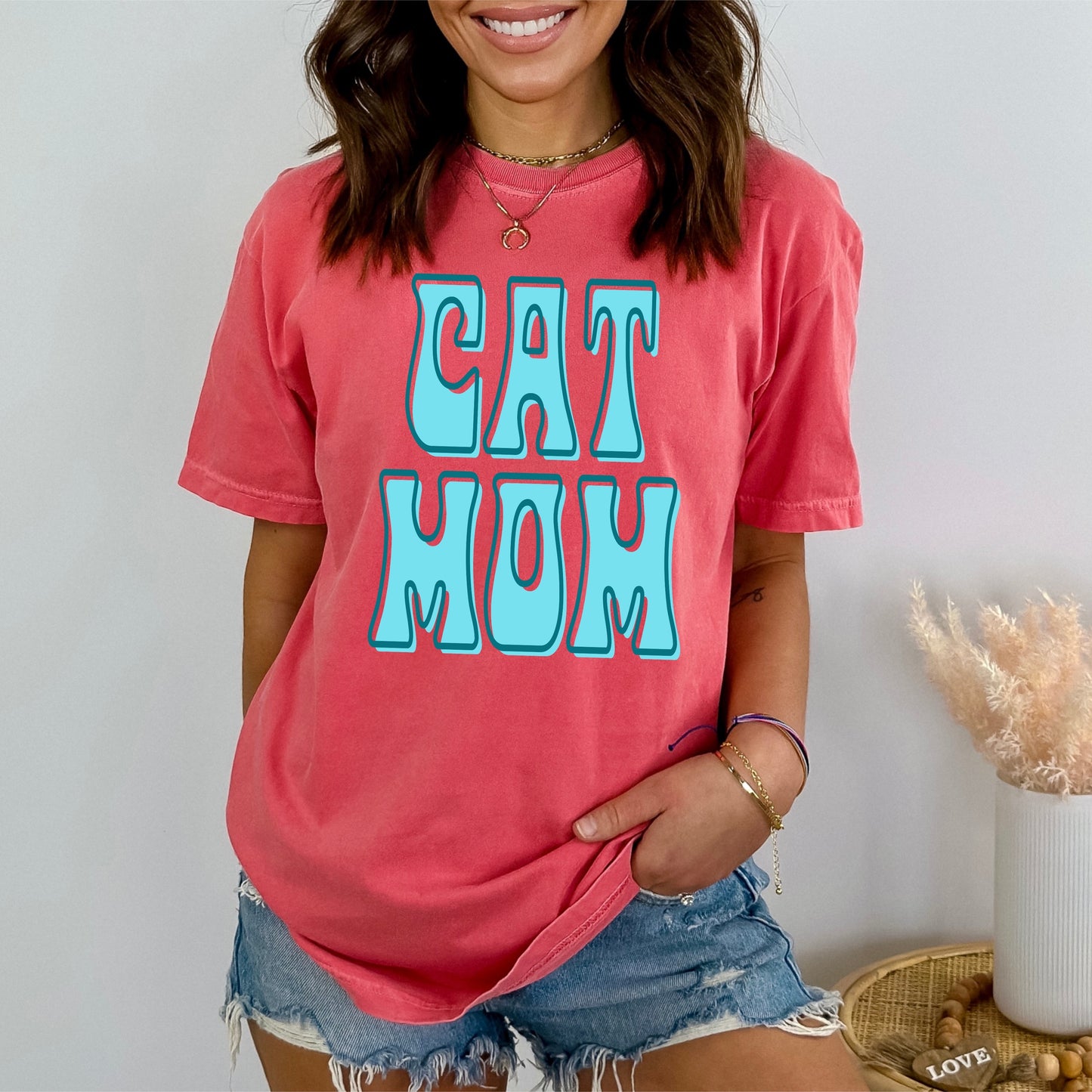 Cat Mom Overlap Doodle