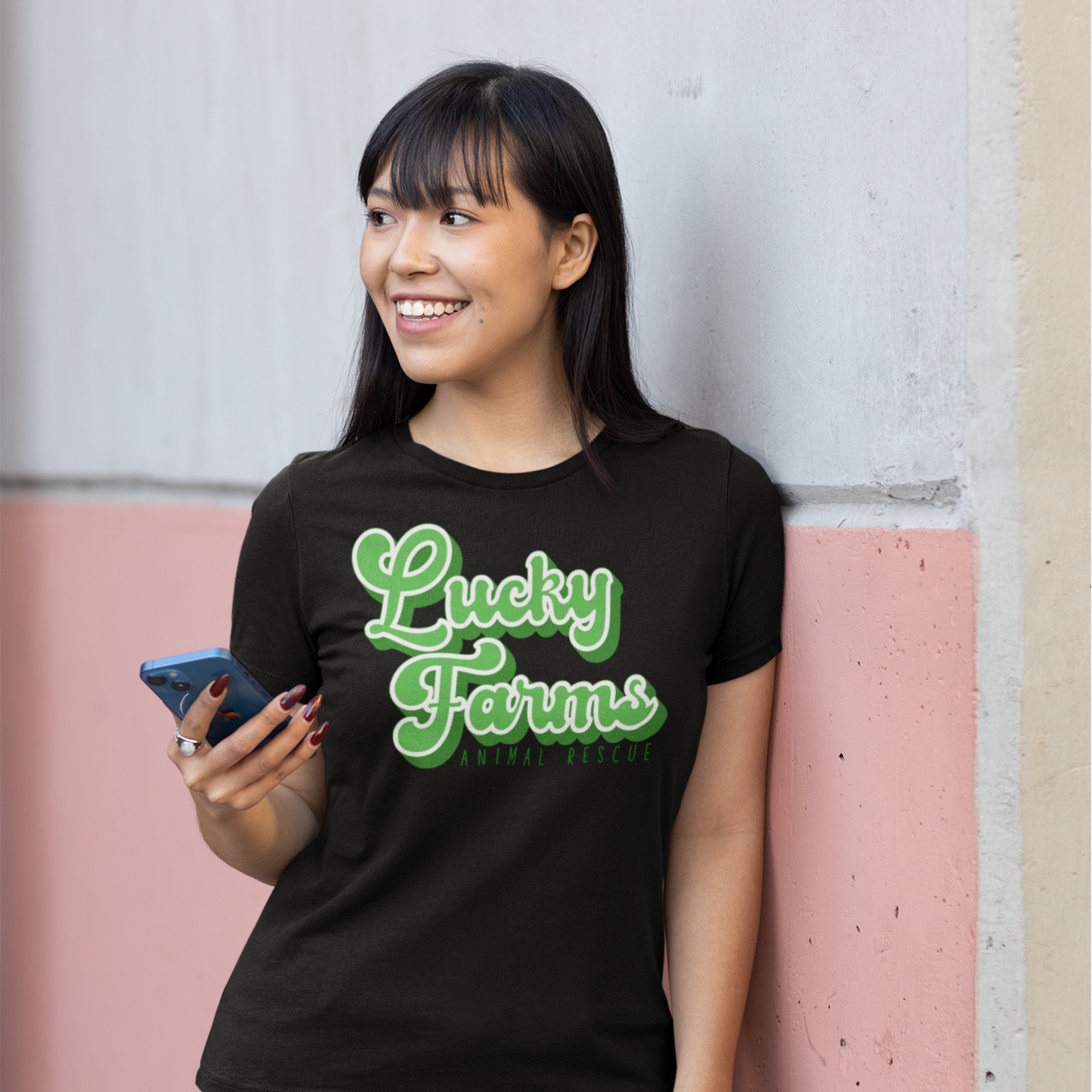 Lucky Farms Retro Logo Short Sleeve