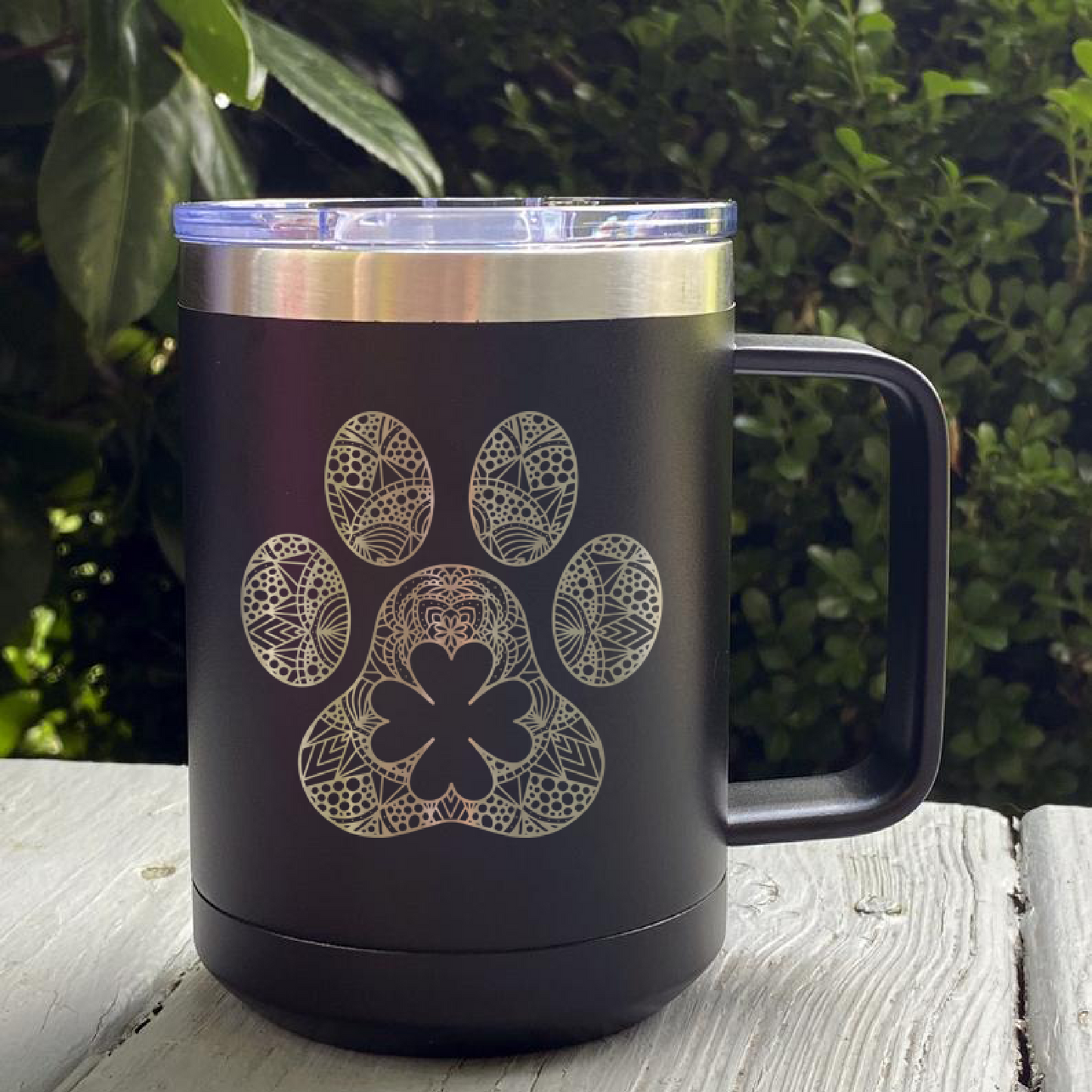 Lucky Farms Clover Mandala Mug