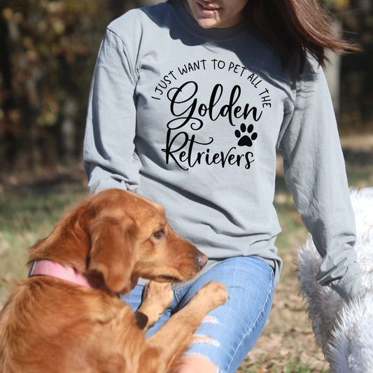 I Just Want To Pet All The Golden Retrievers