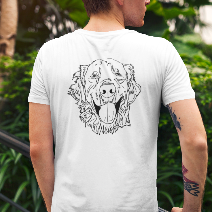 Dog Dad Custom Face Shirt