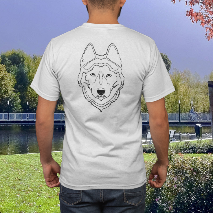 Dog Dad Custom Face Shirt