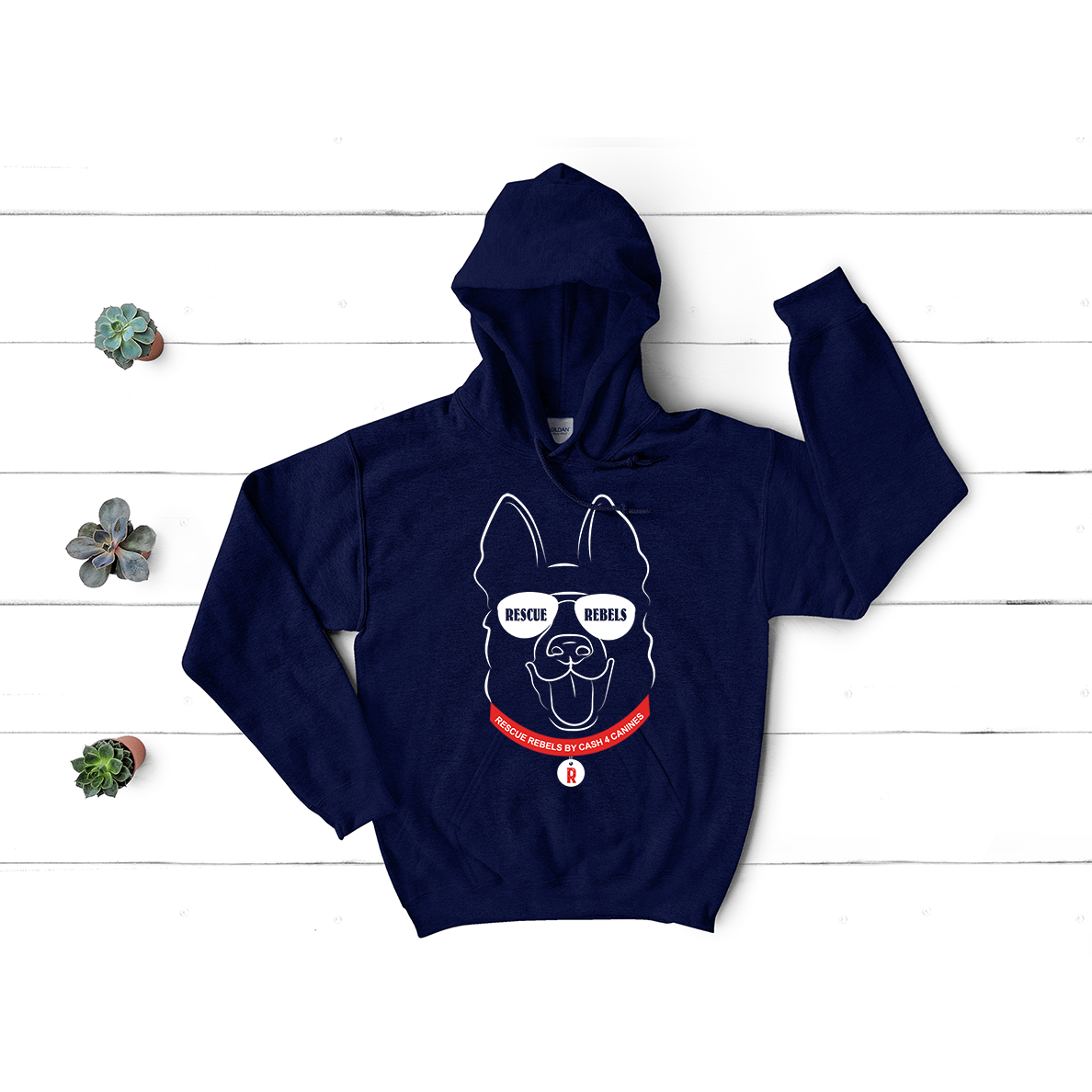 Rescue Rebels White Logo Rescue Merch