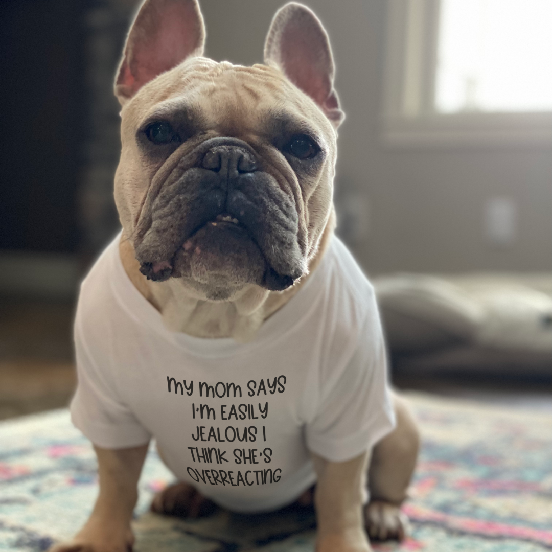 I still live with my mom dog clearance shirt