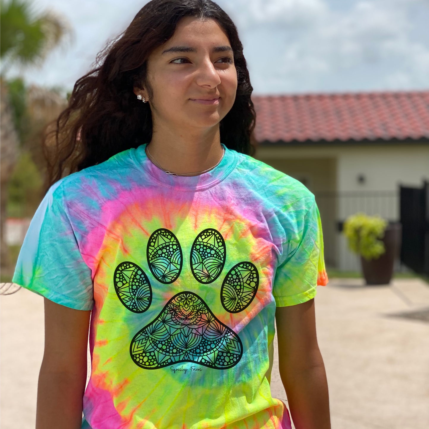 Mandala Paw Mystery Tee