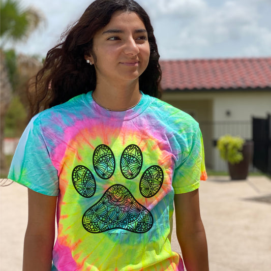 Mandala Paw Mystery Tee