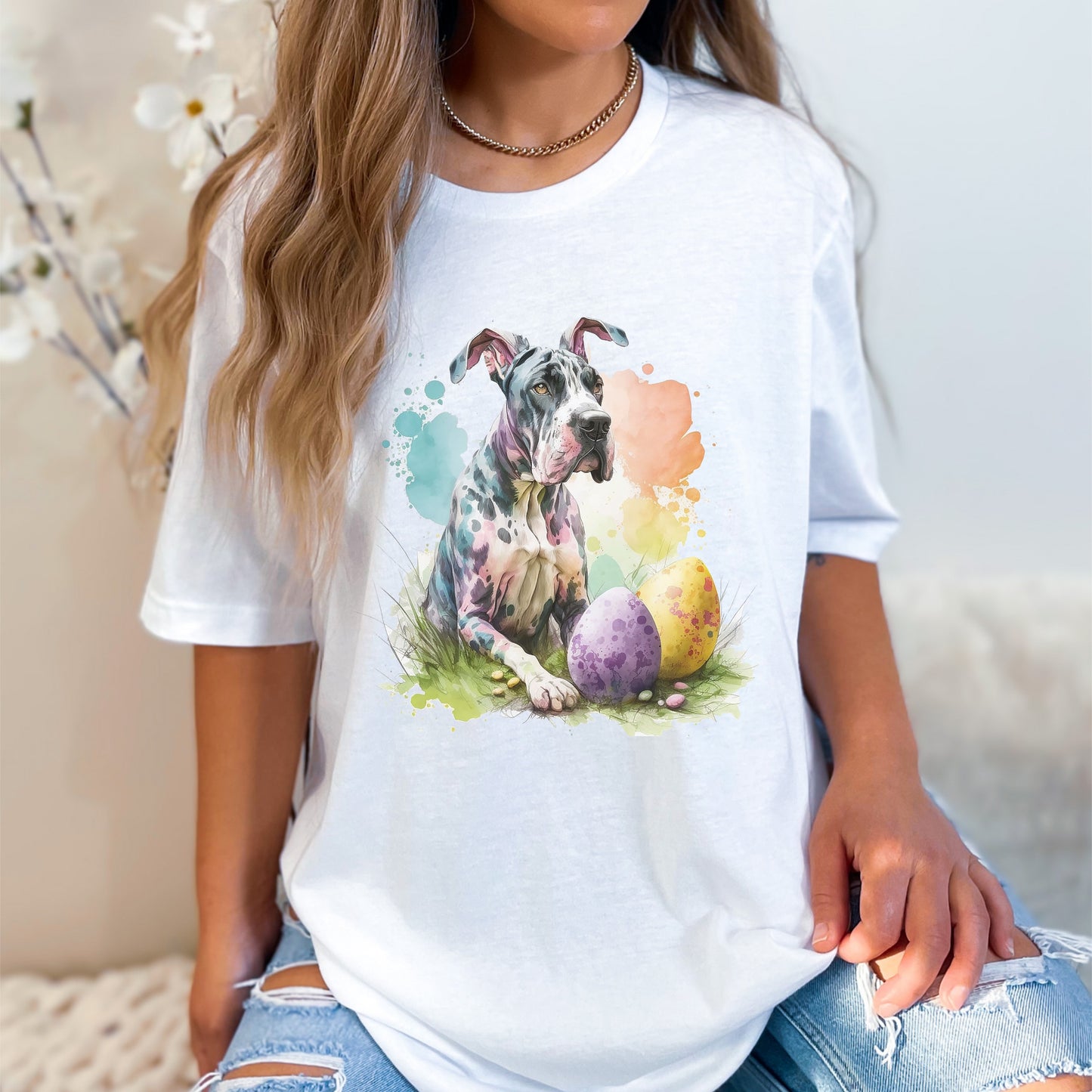 Great Dane Easter Tee