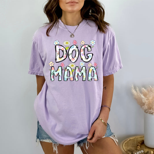 Dog Mama Spring Flowers