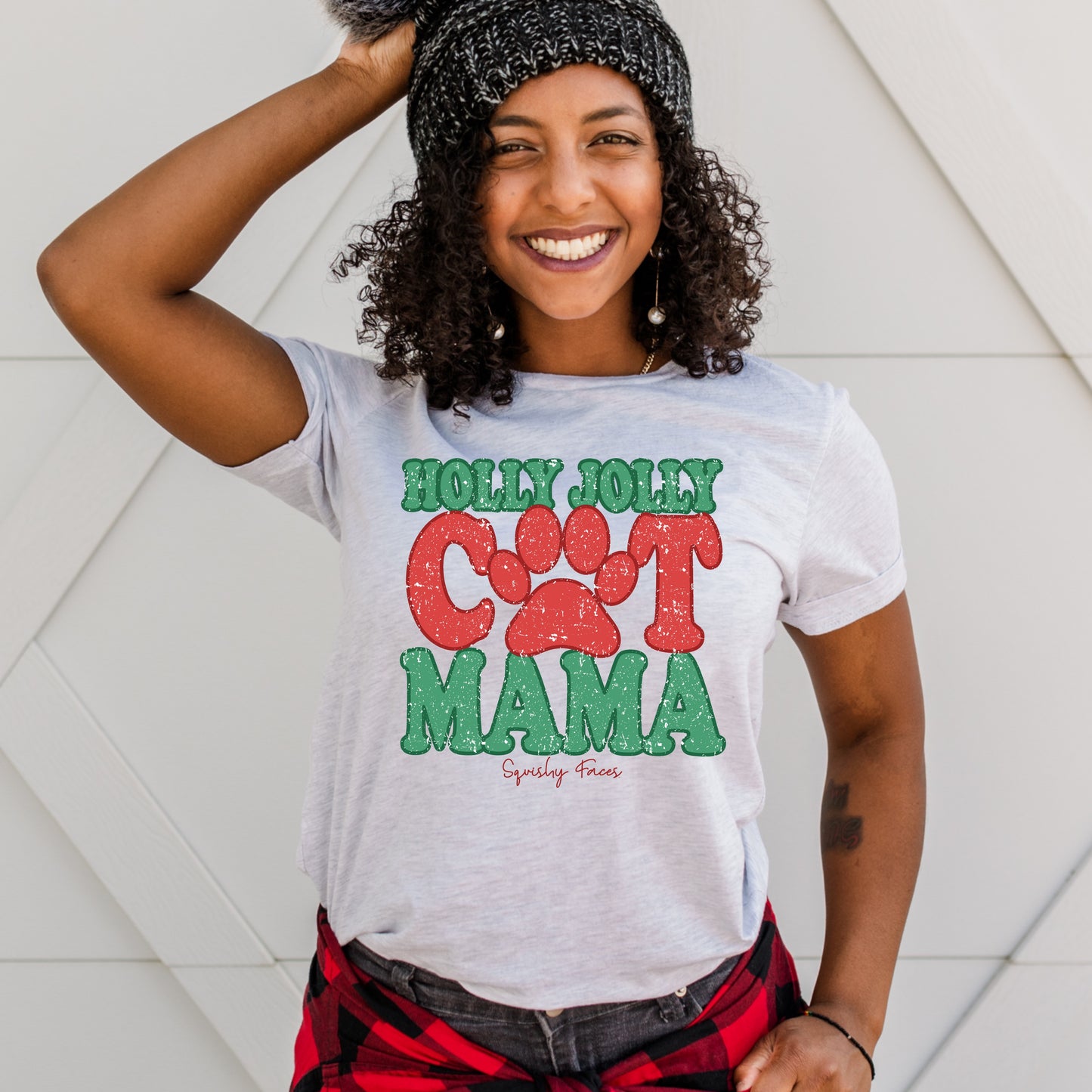 Holly Jolly Cat Mama