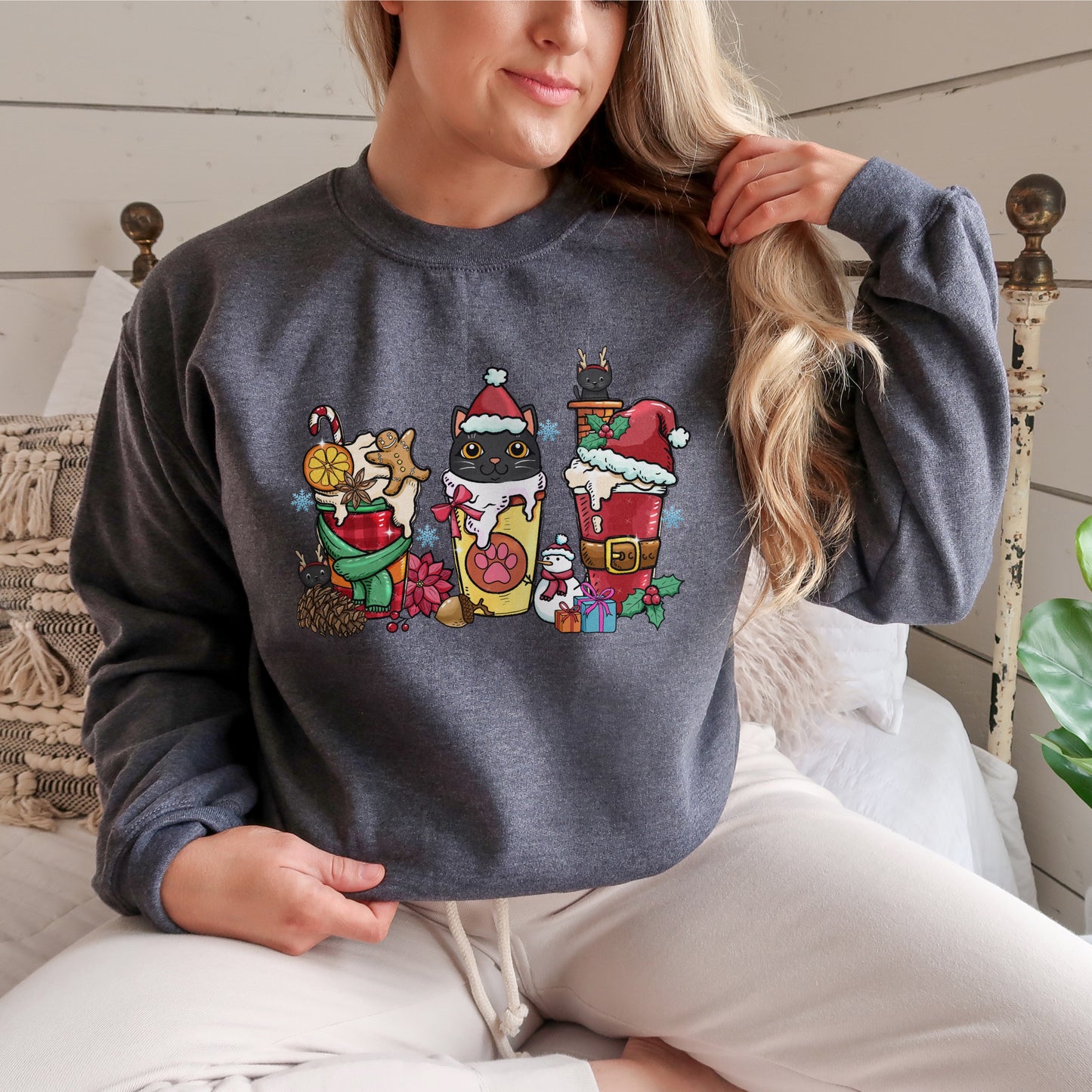 Christmas Cat Coffee