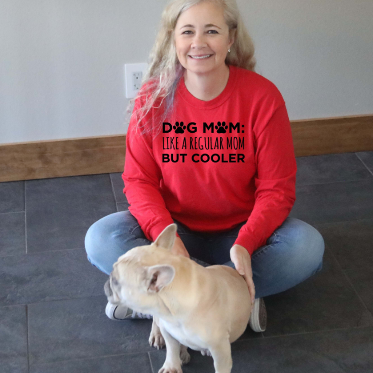 Dog mom clearance long sleeve shirt