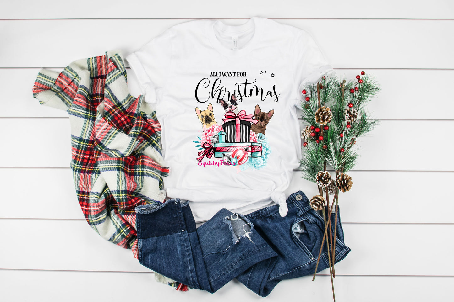 Christmas Frenchie