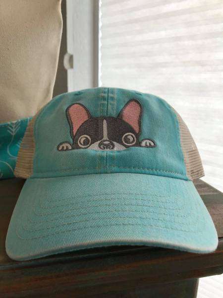 french bulldog trucker hat