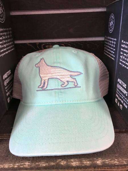 german shepard trucker hat