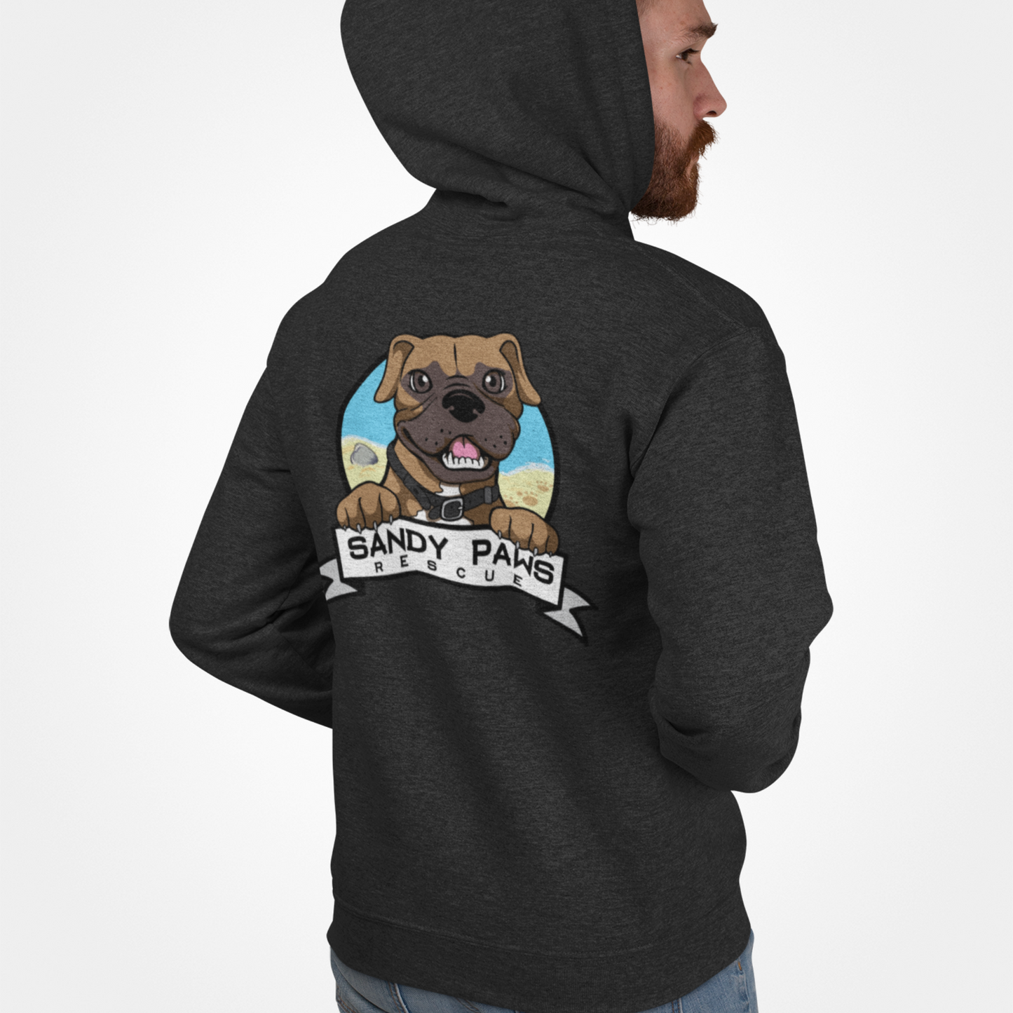 Sandy Paws Logo Zip Up Sweatshirt