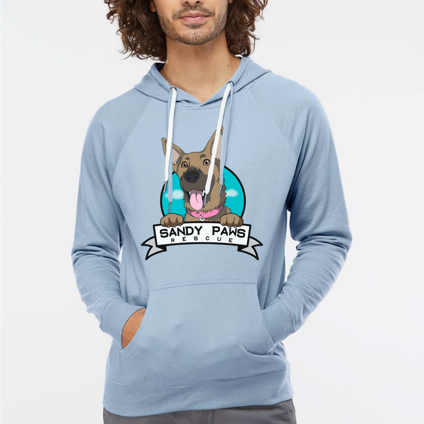 Sandy Paws Shepherd Logo Hoodie