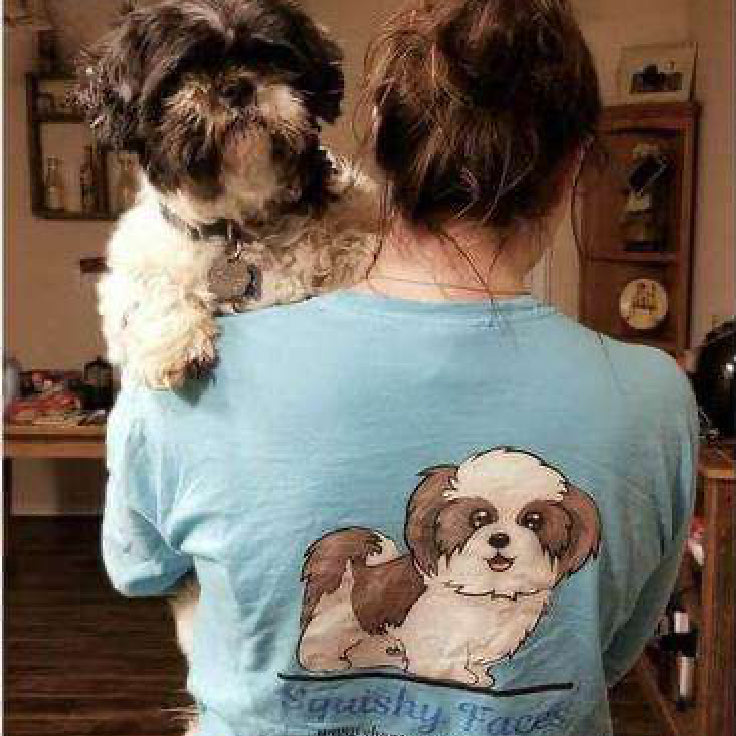 Just a Little Shih Tzu Custom T Shirt