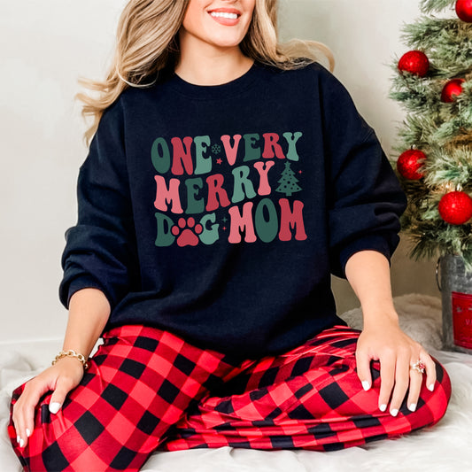 Very Merry Dog Mom Sweatshirt