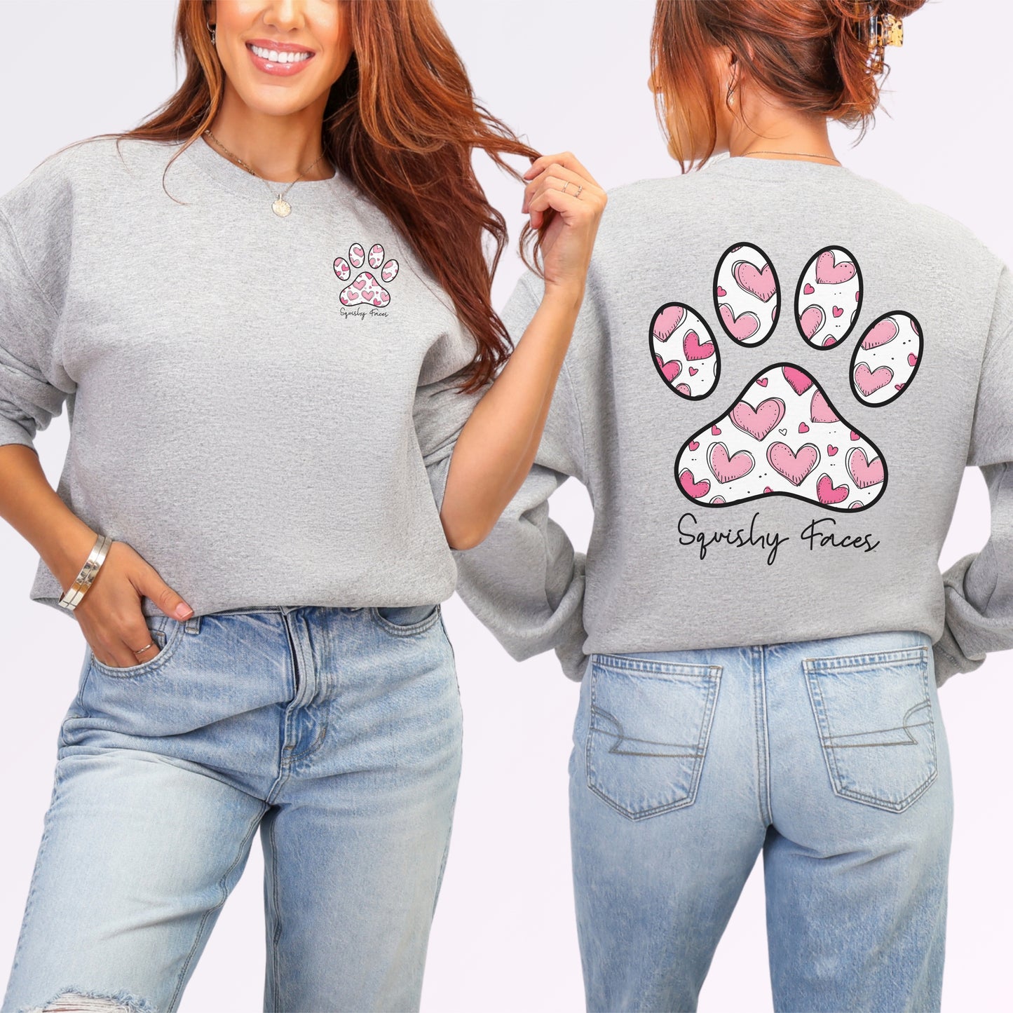 Paw Print Big Hearts