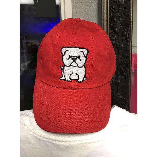 Embroidered English Bulldog Lover Hat | Squishy Faces