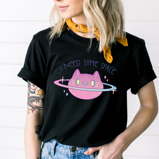 I Need Some Space Cat Planet Shirt