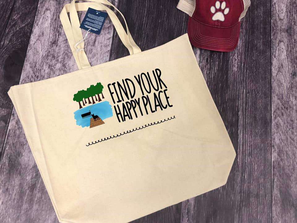 Find Your Happy Place Beach Bag