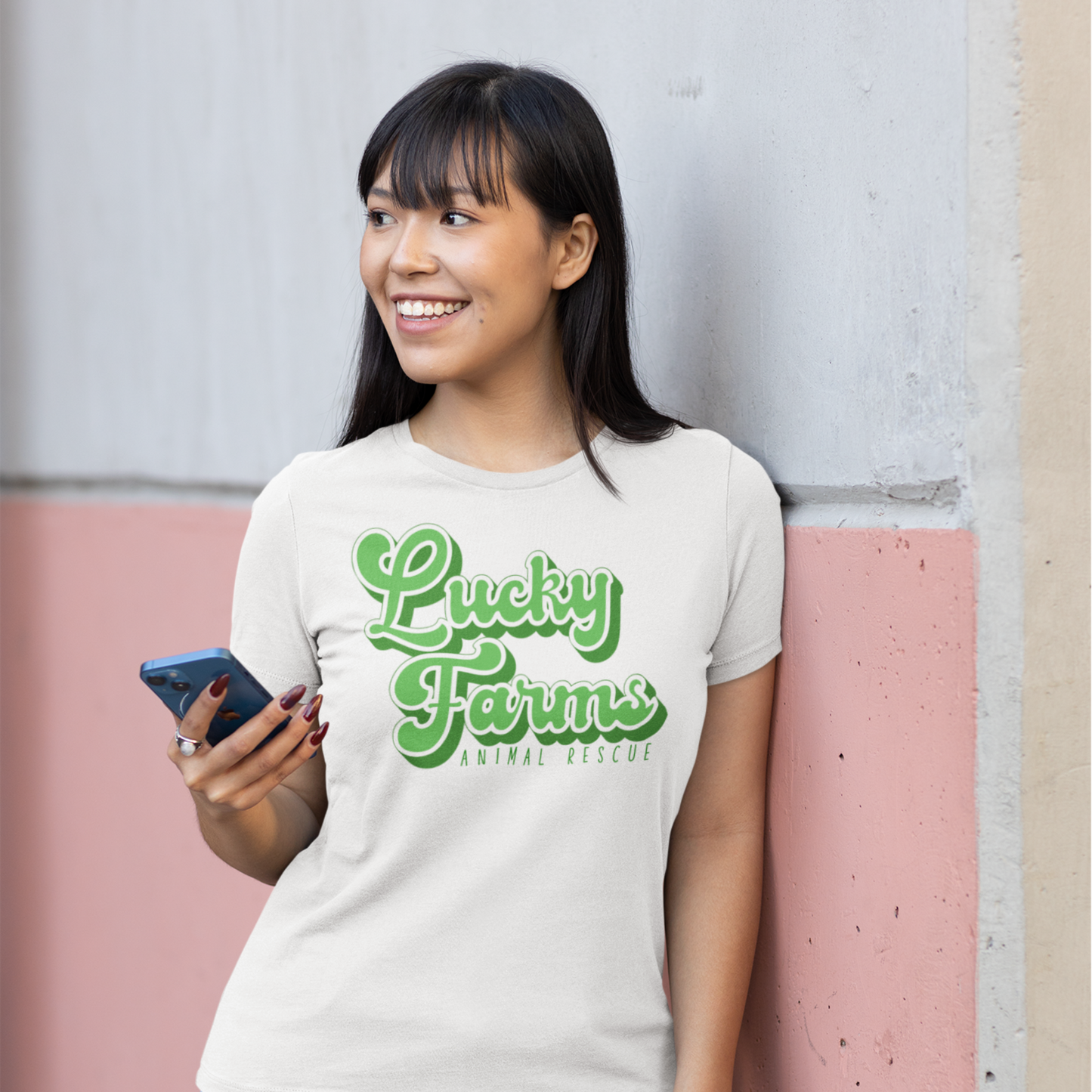 Lucky Farms Retro Logo Short Sleeve