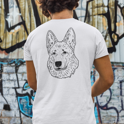 Dog Dad Custom Face Shirt