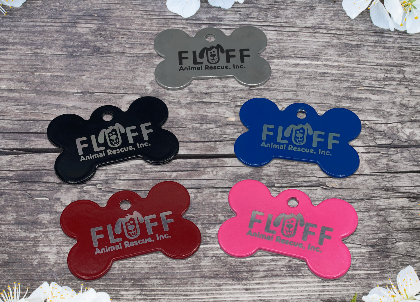 FLUFF Animal Rescue Dog Tags