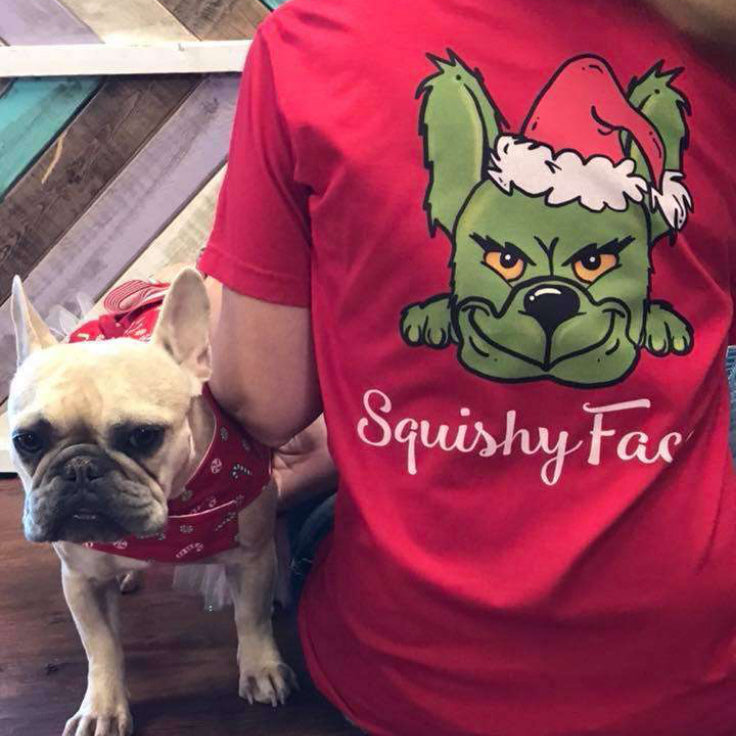 A Bit Grinchie Frenchie Christmas T-Shirt