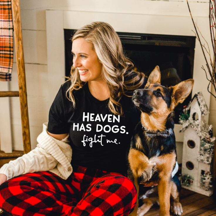 Heaven Has Dogs Tee Shirt