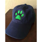 Paw Print Hats-Several Colors To Choose From, dog lover, dog lover hat,  dog on a hat,  gift for dog lover, gift for dog owner, hat for dog owner, hat for dog lover, dog mom, dog owner