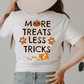More Treats Less Tricks Halloween T-Shirt