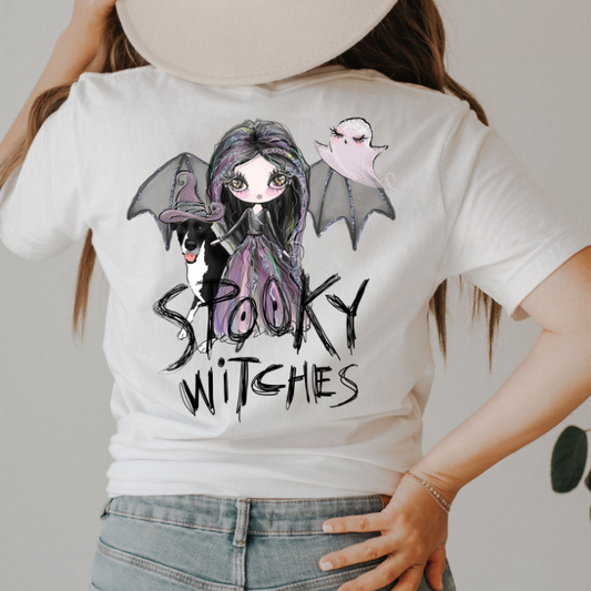 Spooky Witches Dane Halloween Tee